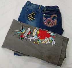 CR8686 VINTAGE DESIGNER LADIES JEANS