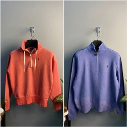 Premium Ralph Lauren 1/4 Zip Knitwear | R-273