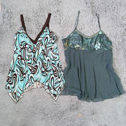 Vintage Y2K Cami Collection | Sexy Floral & Beaded..
