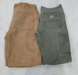 CR8693 VINTAGE CARHARTT DOUBLE KNEE PANTS