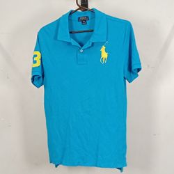 RALPH LAUREN POLO SHIRTS & CREW NECK T-SHIRT BUNDL..