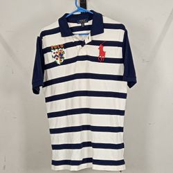 RALPH LAUREN POLO SHIRTS & CREW NECK T-SHIRT BUNDL..