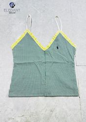 UPCYCLED Gingham Cami Tops - EVR0555