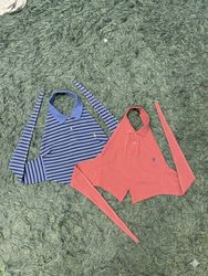 Upcycle Polo Ralph Lauren Halter Top (DV -05)