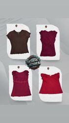 Y2K Pure Twist Poly Blouse