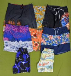 💥 RV3579 Hawaiian Track Shorts