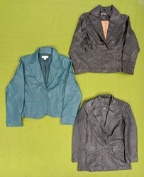 💥 RV3585 Leather & Faux Blazers Jackets