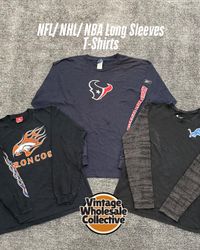 NFL / NHL / NBA Long Sleeve T-Shirts - (22/05)