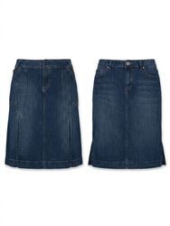 (FV-1525) Y2K Denim Mini Skirts