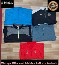 Vintage Nike and adidas hafi zip tracksuit Ak 024