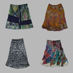 Y2K Psychedelic Boho Skirts
