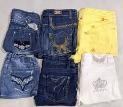LEE AND OTHER MIX BRANDS MINI SHORTS (AW 044)