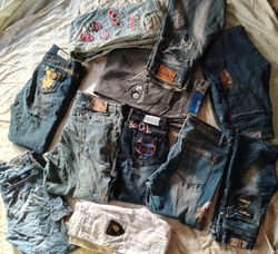 VINTAGE Y2K JAPANESE STREETWEAR EMBROIDERED BAGGY ..
