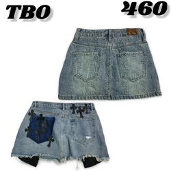 Micro Mini Denim Skirts (brands) Abercrombie & Ang..