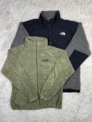 Mix branded fleece jacket