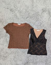 Y2K Floral & Lace Detail Blouses | Cute Retro Fits