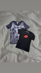 Upcycled Abstract Print Top