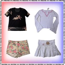 Jule’s wardrobe (euphoria) Y2k tops, skirts and je..