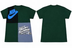 CR1709 UPCYCLED GRAPHIC PATCHWORK T-SHIRT
