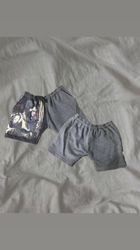 Upcycled Graphic Fleece Shorts