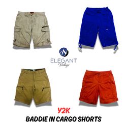 Y2K Baddle in Cargo Shorts - EV0466