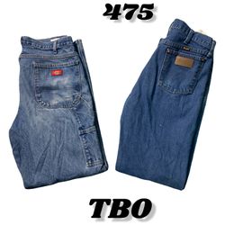 Branded Dickies & Wrangler jeans For Men (brands) ..