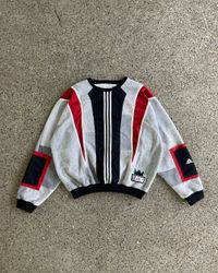 Upcycled Panel Sports Sweatshirt