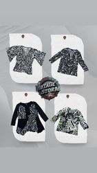 Y2K Noir Siren Poly Blouse