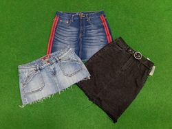 Mms504 Unbranded Denim Mini Skirt