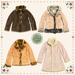 Vintage Soft Glam Afghan Coat Collection 6 Pcs (AF..