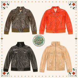 Vintage Downtown Diva Leather Jackets for Women 6 ..