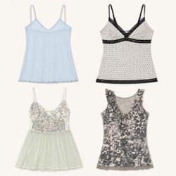 Y2k Ocean Mist Cami Tops
