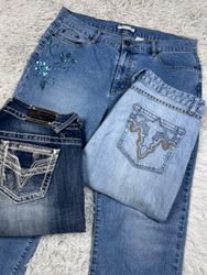 Y2k capri jeans