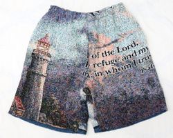 CR1726 UPCYCLED TAPESTRY SHORTS
