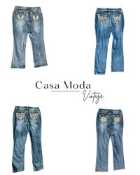 220526-9 y2k embroidered jeans 15 pcs
