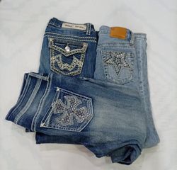 CR8733 Y2K FLARE JEANS