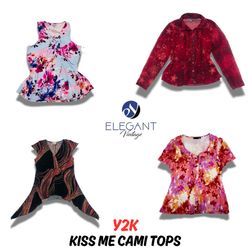 Y2K Kiss Me Cami Tops - EV0654