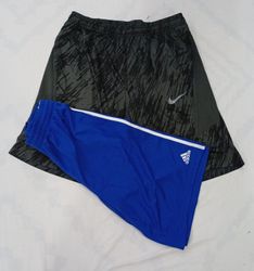 CR8741 UPCYCLED MIX BRANDED SHORTS