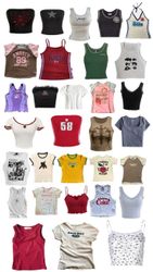 Y2K tops Mixed