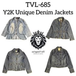 Y2K Unique Denim Jacket (TVL-685)