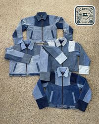 Upcycled Denim Crop Jacket 30 pieces *