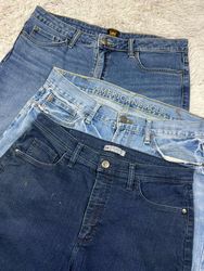Mix branded denim short