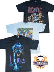 Vintage Music printed T Shirt Y2K Heavy ..