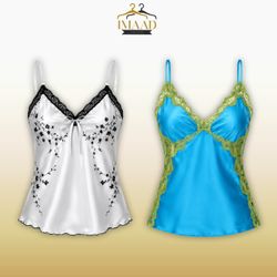 Y2K Silk Top