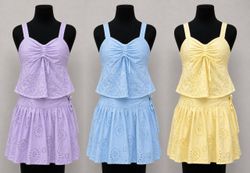 CR1727  Upcycled Eyelet Co-Ord Set