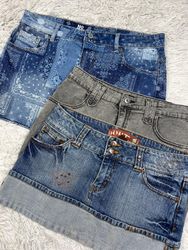 Mini jupe en denim