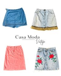 230526-1 denim mini skirts 12 pcs