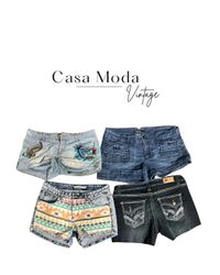 230526-10 y2k denim micro shorts 12 pcs