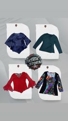 Y2K Cosmic Era Poly Blouse