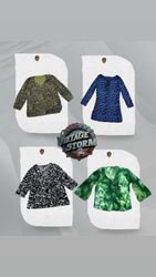 Y2K Urban Serene Poly Blouse